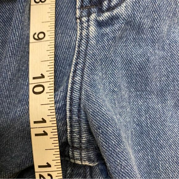 Vintage Lee High Rise medium Wash cropped Mom Jeans- 28x27-petite 6 - Picture 8 of 12